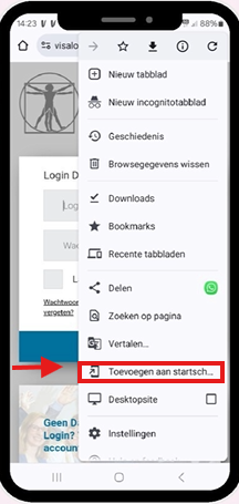 Op mobiel android