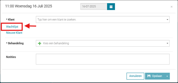 Wachtlijst boeken