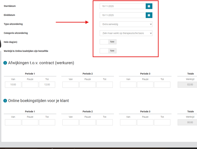 ziek therapeutische basis